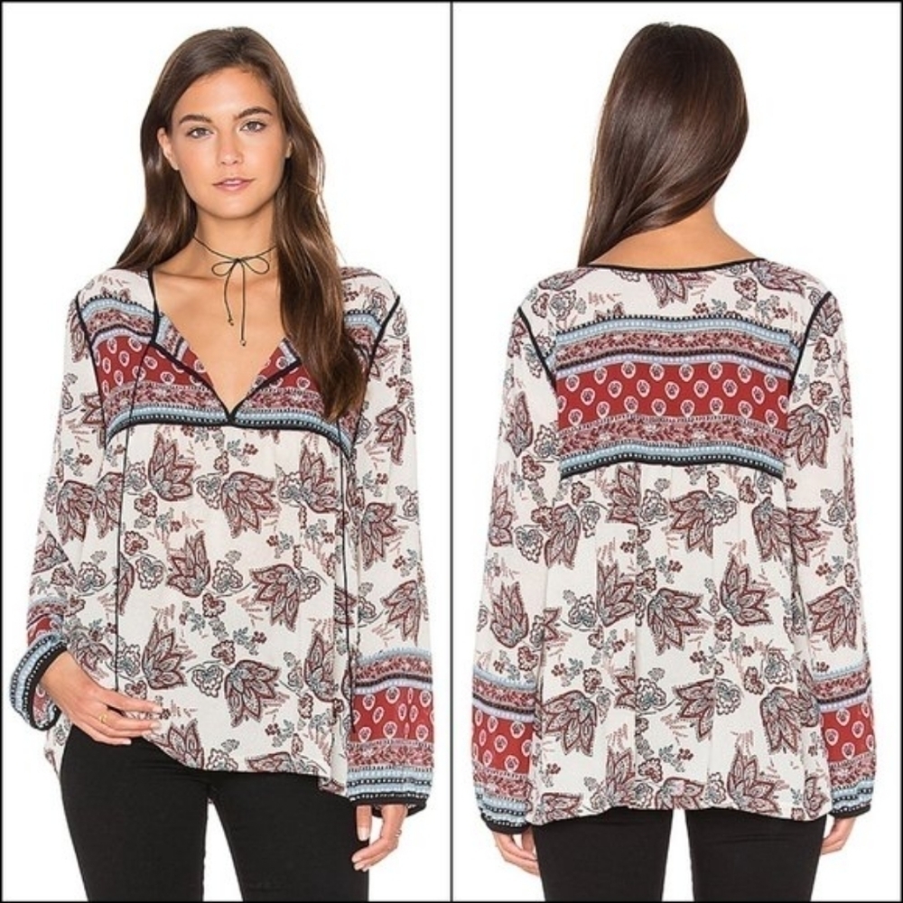 Sanctuary belle blouse in provence size medium